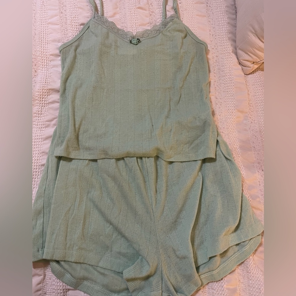ISSI Light Green Pajama Set
